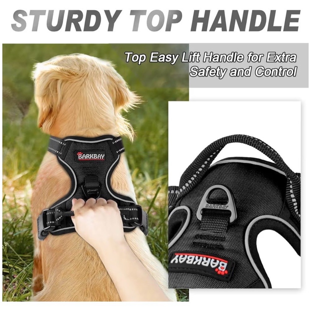 Barkbay adjustable Dog Harness XL no pull - Picture 10 of 13
